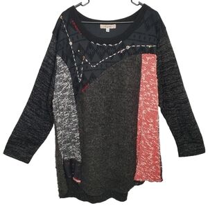 Joe Browns Multi Media Sweater Tunic with Inner Slip
